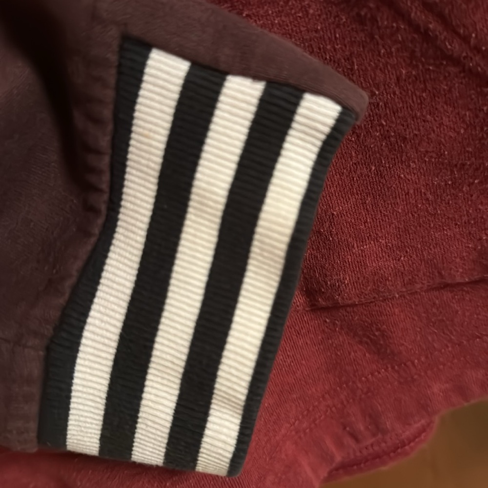 Maroon Adidas Hoodie, Size XL - Picture 4 of 5